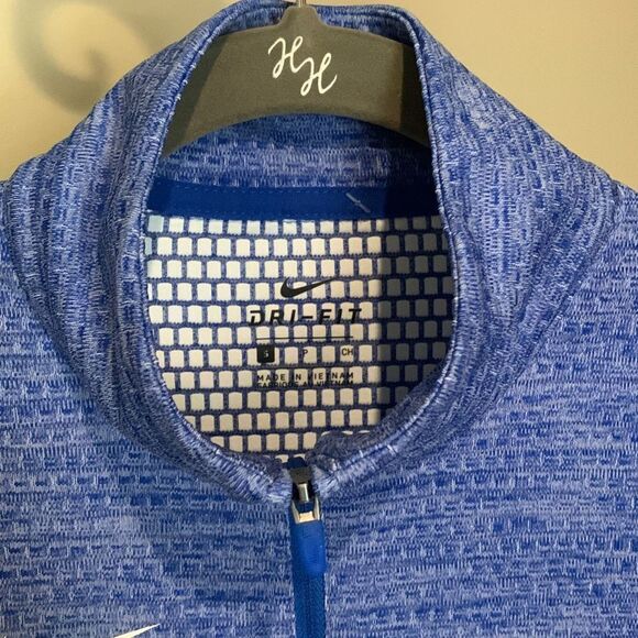 Nike Blue Half Zip Pullover - Picture 3 of 5